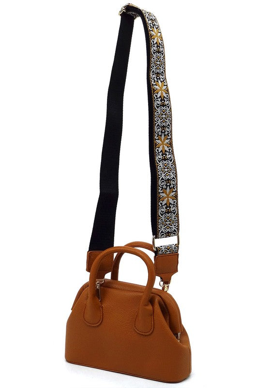 Women's Guitar Wide Strap Satchel Crossbody Bag | Zarnesh
