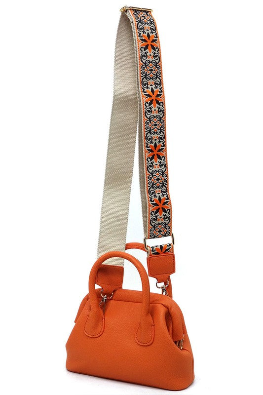 Women's Guitar Wide Strap Satchel Crossbody Bag | Zarnesh