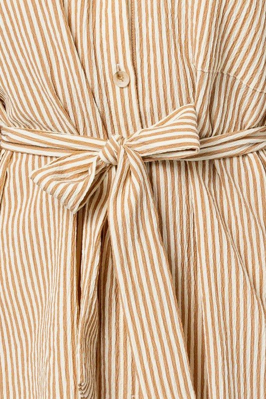 Women Tia Half Sleeve Button Down Shirt Dress | Zarnesh