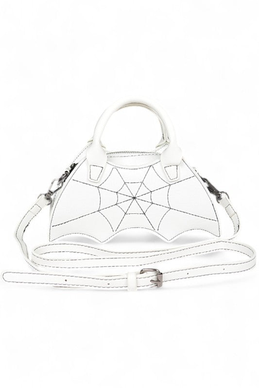 Women's Halloween Spiderweb Stitching Bat Swing Bag | Zarnesh
