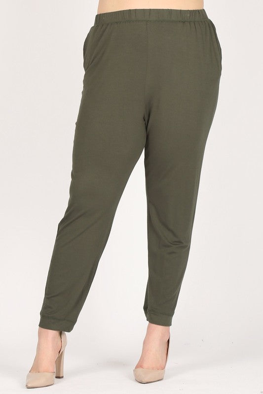 Women’s High-Waisted Plus Size Loose Fit Pants Trousers | Zarnesh