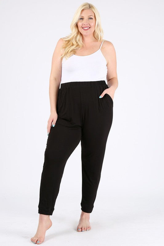 Women’s High-Waisted Plus Size Loose Fit Pants Trousers | Zarnesh