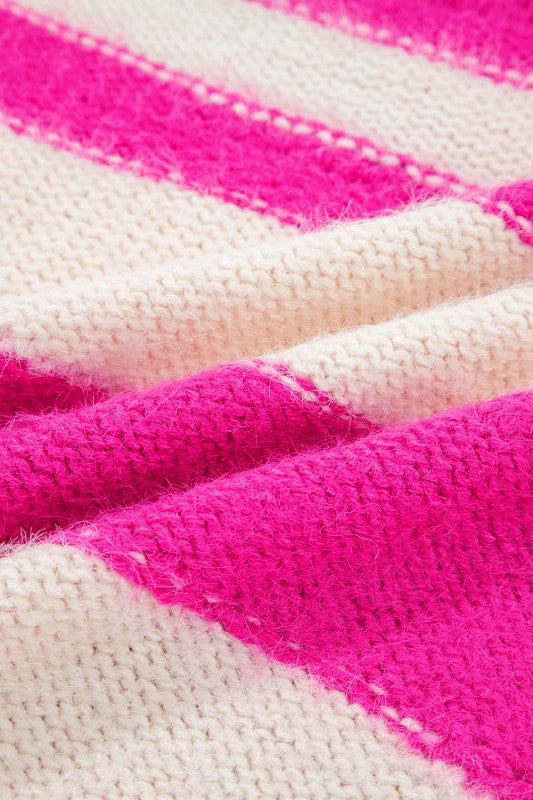 Women’s I Know What I Want Striped Sequin Oversized Sweater | Zarnesh