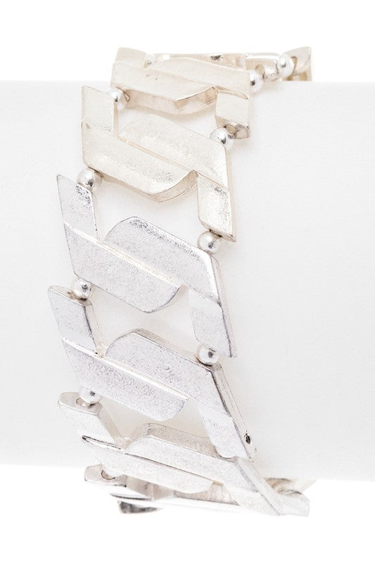 Women's  Iconic Interlock Stretch Metal Bracelet  | Zarnesh
