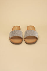 Women’s JUSTICE-S Rhinestone Slides | Zarnesh