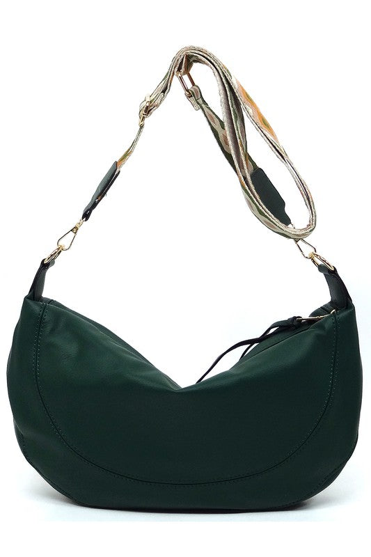 Women's Aztec Guitar Strap Slouchy Crossbody Bag | Zarnesh