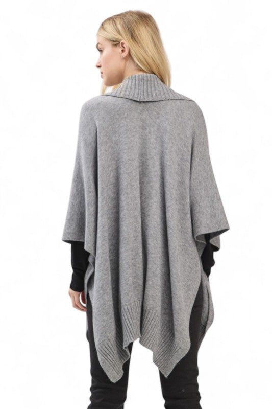 Women’s Knit Open Front Cardigan Shawl Wrap | Zarnesh