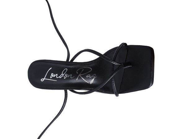 Women's Pole Dance Lace Up Block Heeled Sandal | Zarnesh