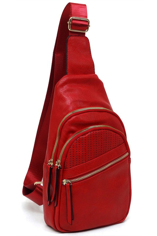 Women's Laser Cut Printed Sling Bag Crossbody Bag | Zarnesh