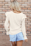 Women’s Leanna Ruffled Corduroy Blouse | Zarnesh