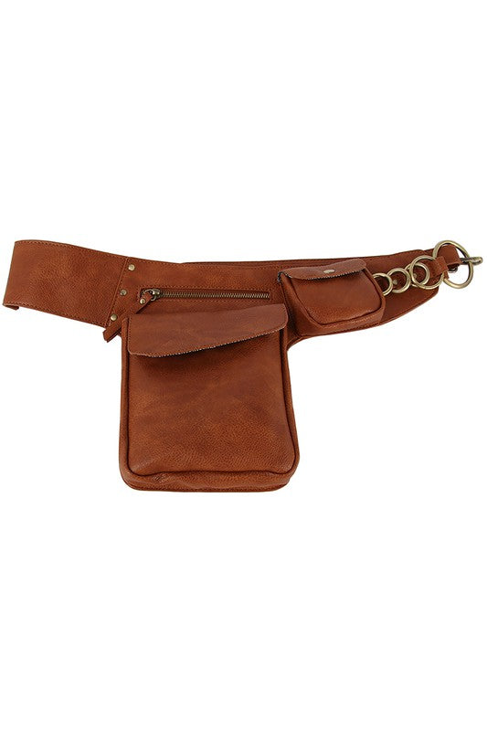 Women’s Leather Belt Bag Fanny Pack Sling Bag | Zarnesh
