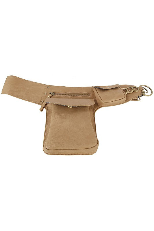 Women’s Leather Belt Bag Fanny Pack Sling Bag | Zarnesh