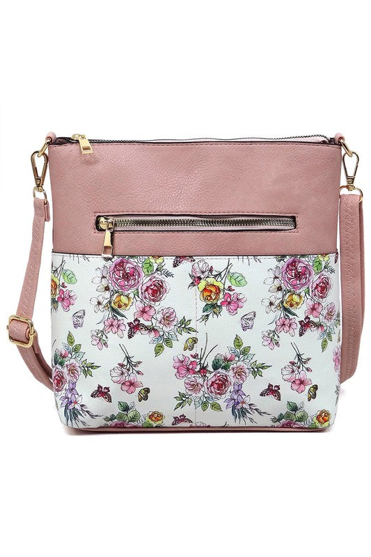 Women’s Leopard Cow Flower Pocket Crossbody Bag | Zarnesh