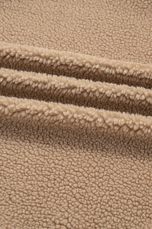 Women’s Leopard Plush Pocketed Jacket | Zarnesh