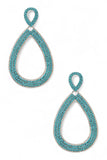 Women's  Lightweight Stone Pave Teardrop Versatile Earrings |  Zarnesh