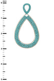 Women's  Lightweight Stone Pave Teardrop Versatile Earrings |  Zarnesh