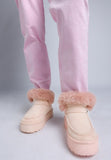 Women’s Linka Pin Buckle Faux Fur Lined Snow Boots | Zarnesh