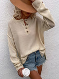 Women’s Long Sleeve Hip Length Loose Fit Sweater | Zarnesh