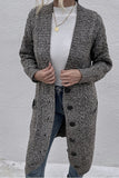 Women’s Long Knit Dual Pocket Button Down Cardigan | Zarnesh