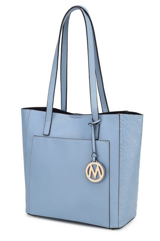 Women's MKF Lea Vegan Top Slip Pocket Handle Tote Bag | Zarnesh
