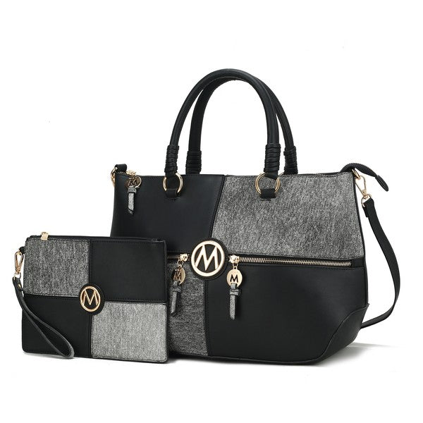 Women's MKF Luxury Satchel Bag Wristlet And Set | Zarnesh