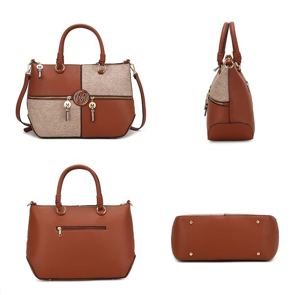 Women's MKF Luxury Satchel Bag Wristlet And Set | Zarnesh
