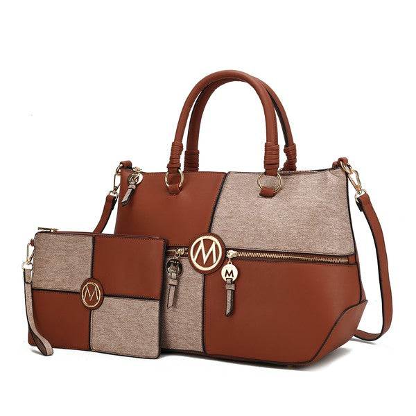 Women's MKF Luxury Satchel Bag Wristlet And Set | Zarnesh