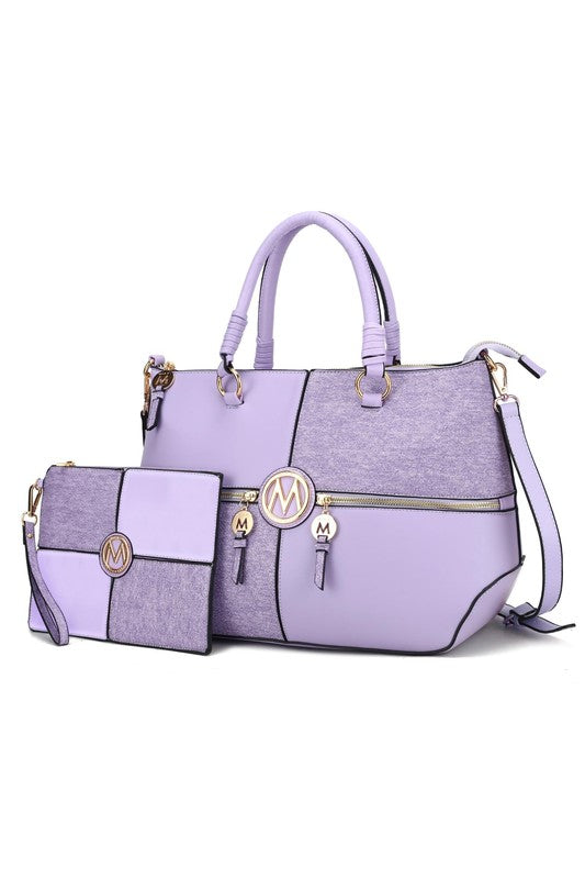 Women's MKF Luxury Satchel Bag Wristlet And Set | Zarnesh