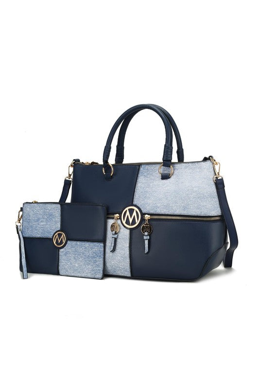 Women's MKF Luxury Satchel Bag Wristlet And Set | Zarnesh