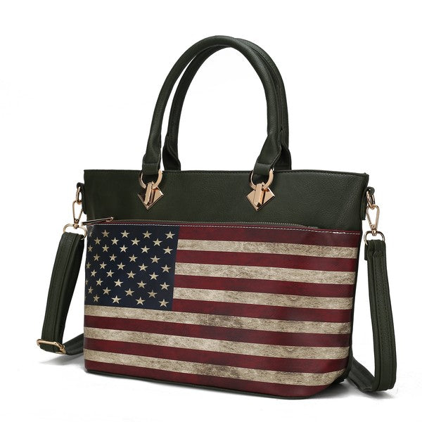 Women's MKF Elegant Patriotic American Flag Tote Bags | Zarnesh