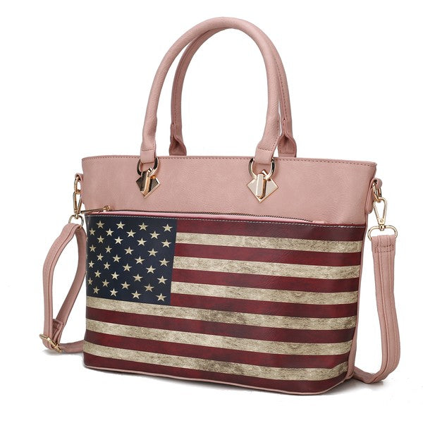 Women's MKF Elegant Patriotic American Flag Tote Bags | Zarnesh
