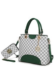 Women's MKF Premium Quality Tote Handbag Wallet Set | Zarnesh