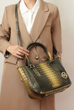 Women MKF Aphelia Croc Embossed Top Handle Handbag | Zarnesh