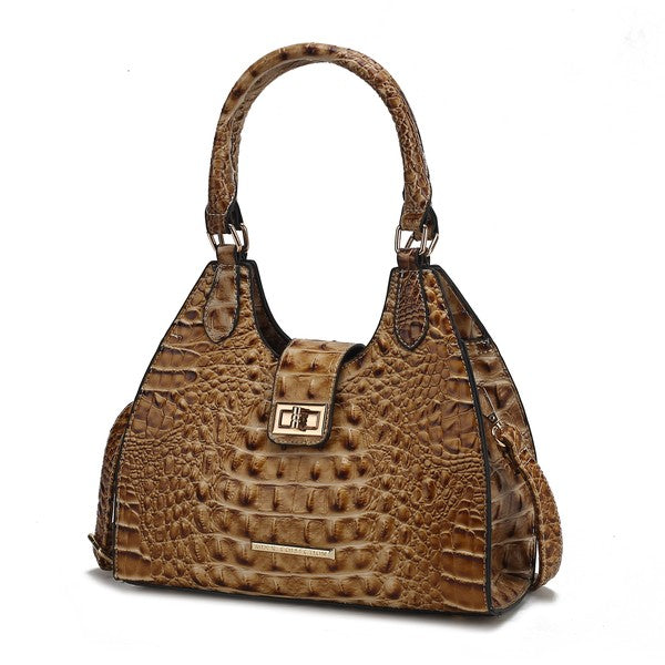 Women's MKF Crocodile Vegan Leather Embossed Tote Bag | Zarnesh