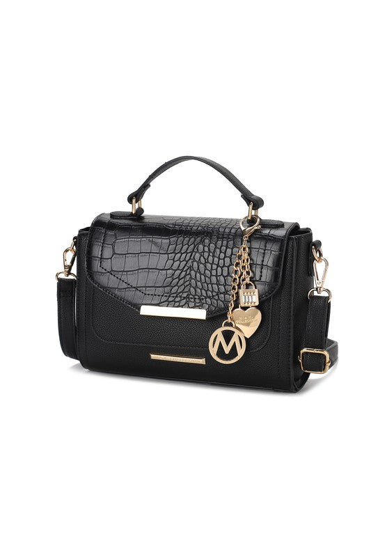 MKF Collection Sylvie Croco Embossed Shoulder Mia | Zarnesh 