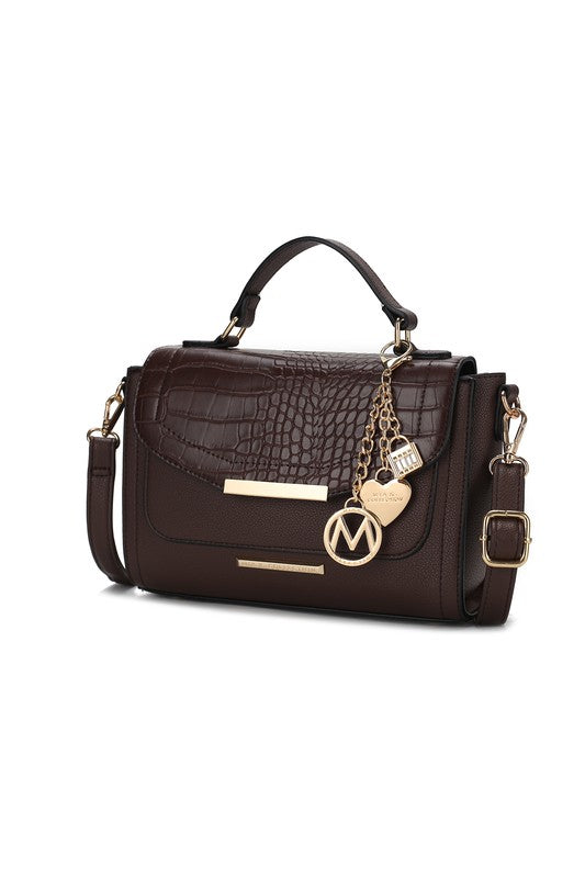 MKF Collection Sylvie Croco Embossed Shoulder Mia | Zarnesh 