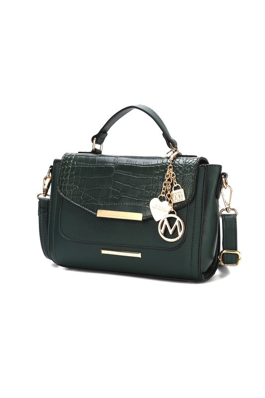 MKF Collection Sylvie Croco Embossed Shoulder Mia - Zarnesh