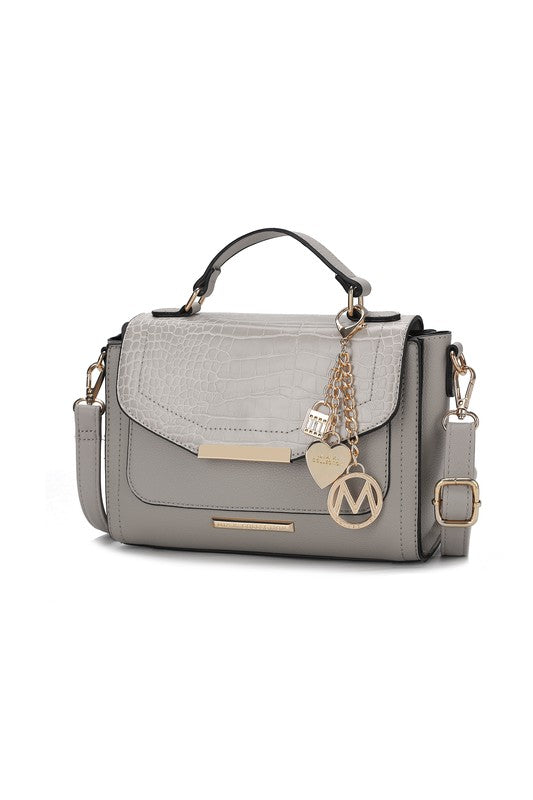 MKF Collection Sylvie Croco Embossed Shoulder Mia | Zarnesh 