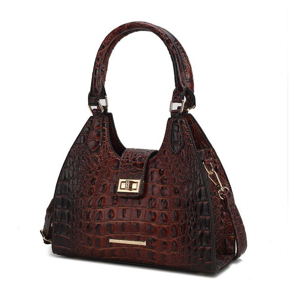 Women's MKF Crocodile Vegan Leather Embossed Tote Bag | Zarnesh