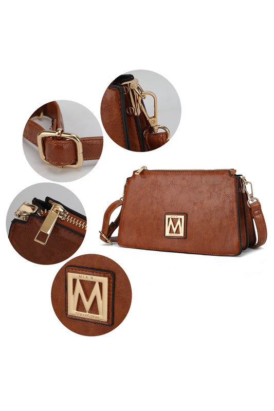 MKF Collection Domitila Vegan Leather Shoulder Handbag | Zarnesh