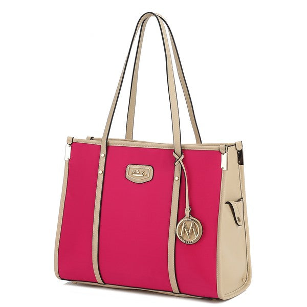 Women's MKF Kindred Oversize Two Tone Tote Bag | Zarnesh