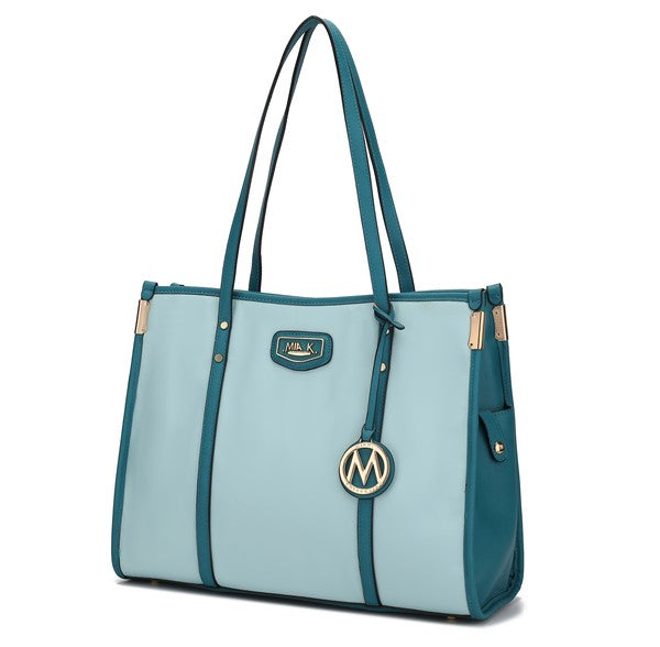 Women's MKF Kindred Oversize Two Tone Tote Bag | Zarnesh