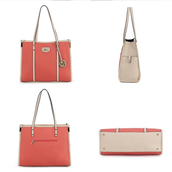 Women's MKF Kindred Oversize Two Tone Tote Bag | Zarnesh