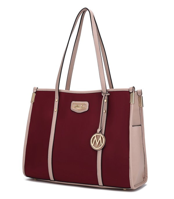 Women's MKF Kindred Oversize Two Tone Tote Bag | Zarnesh