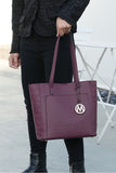 Women's MKF Lea Vegan Top Slip Pocket Handle Tote Bag | Zarnesh