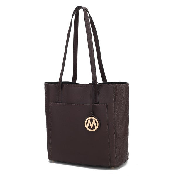 Women's MKF Lea Vegan Top Slip Pocket Handle Tote Bag | Zarnesh