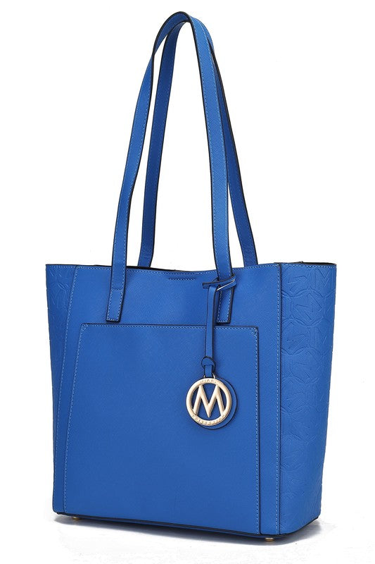 Women's MKF Lea Vegan Top Slip Pocket Handle Tote Bag | Zarnesh