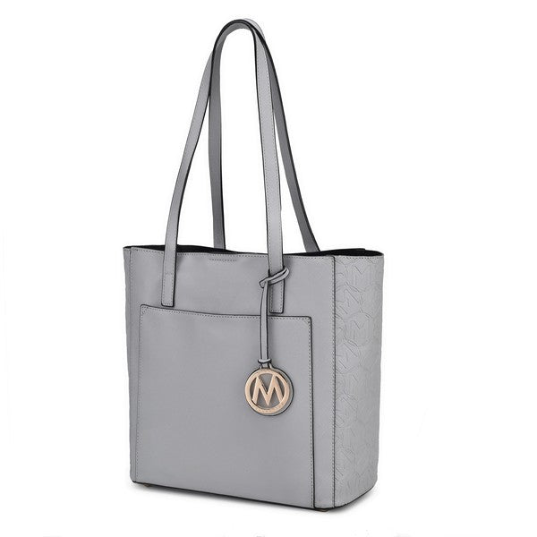 Women's MKF Lea Vegan Top Slip Pocket Handle Tote Bag | Zarnesh