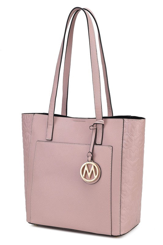 Women's MKF Lea Vegan Top Slip Pocket Handle Tote Bag | Zarnesh