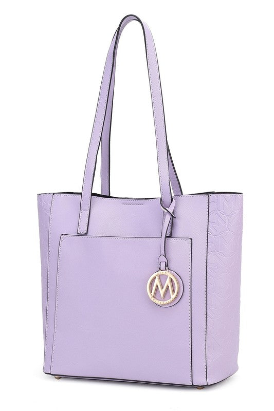 Women's MKF Lea Vegan Top Slip Pocket Handle Tote Bag | Zarnesh